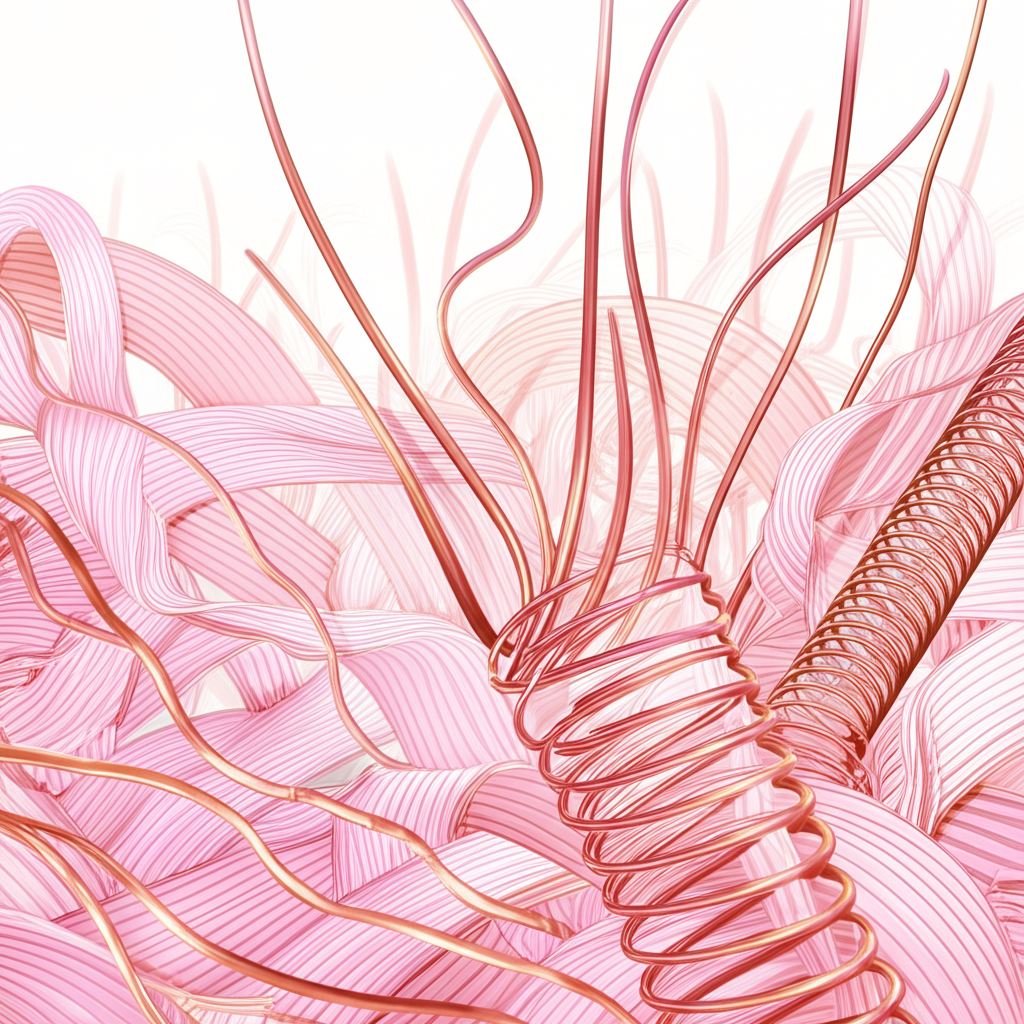 What Is Collagen and Why Is It 70% of Your Skin? - SUSHENAH scientific illustration