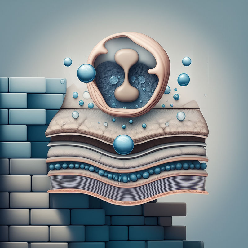 What Is the Stratum Corneum and Why Does Barrier Matter? - SUSHENAH scientific illustration